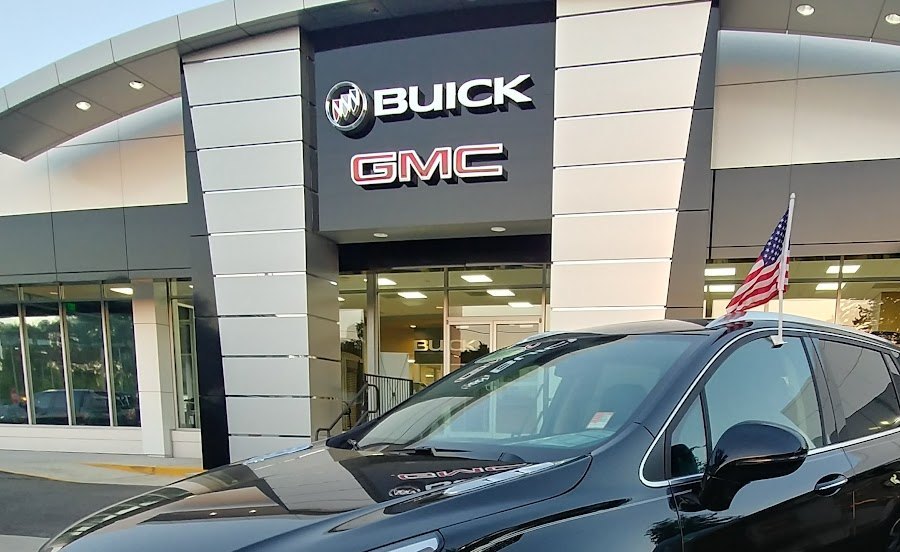 ACM aluminum composite panel facade — Buick GMC, Gainesville